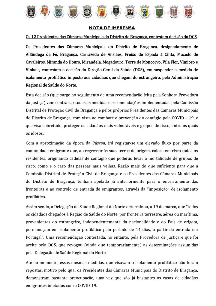 Presidentes Câmaras Municipais de Bragança, contestam decisão da DGS_page-0001