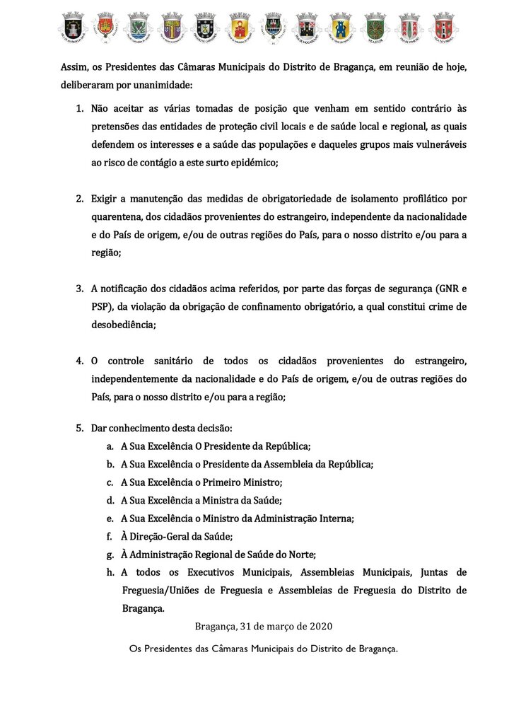 Presidentes Câmaras Municipais de Bragança, contestam decisão da DGS_page-0002