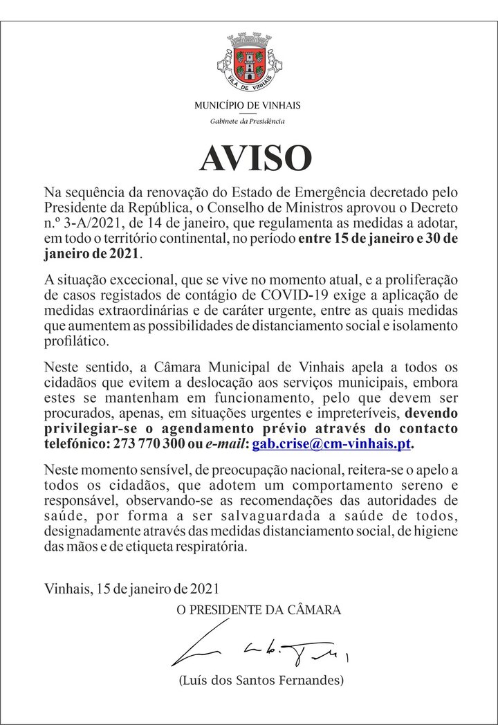 INFO aviso